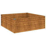 Garden Raised Bed 100x100x36 cm Corten Steel 151993