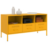 TV Cabinet Mustard Yellow 100.5x39x50.5 cm Steel 843039