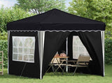Pop-up Party Tent 195 x 195 x 245 cm Anthracite Oxford Fabric 42019737