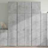 Highboard Concrete Grey 80x42.5x249 cm Engineered Wood 3281367