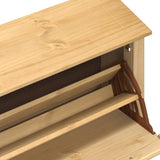 Shoe Cabinet Corona 99x32x124.5 cm Solid Wood Pine 4002786
