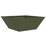 Garden Planter 5 pcs Olive Green 40 x 40 x 15 cm 873817
