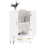 Highboard White 69.5x31x115 cm Engineered Wood 828212