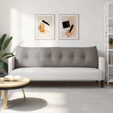 Back Pillow Taupe 180 x 24 x 50 cm Fabric 42014563