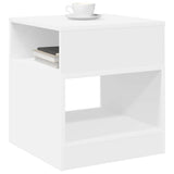 End Table 2 pcs White 40.5 x 40 x 45 cm Engineered Wood 890913