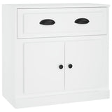 Sideboards 2 pcs White Engineered Wood 3185263