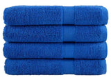 Premium Bath Towels "SOLUND" 4 pcs Blue 100x150 cm 600 gsm 137192