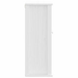 Bathroom Wall Cabinet BERG White 40x27x71.5 cm Solid Wood Pine 358548