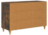 Sideboard Smoked Oak 89 x 34.5 x 80 cm Engineered Wood 894190