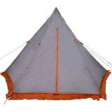 Family Tent Tipi 6-Person Grey and orange Waterproof 4009440