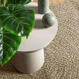 Rug ZIZUR Beige 120x170 cm Jute Look Indoor and Outdoor 4010407