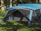 Camping Tent with Porch 4-Person Blue Waterproof 94537