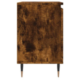 Bedside Cabinets 2 pcs Smoked Oak 40x30x50 cm Engineered Wood 826823