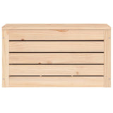 Storage Box 59.5x36.5x33 cm Solid Wood Pine 823614