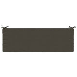 2-Piece Bench Cushions SOEST 2 pcs 100% Polyester Anthracite 950317