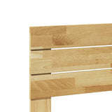 Headboard 180 cm Solid Wood Oak 851982