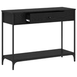 Console Table Black oak 100 x 34.5 x 75 cm Engineered wood 883512