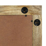 Bathroom Mirror with Mirror Brown 70 x 50 x 2.5 cm 4017967