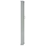 Patio Retractable Side Awning 80x300 cm Grey 48360