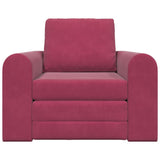 Sofa Bed Wine Red 98 x 71 x 83 cm Velvet 4106669