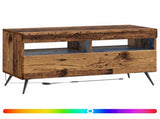LED TV Cabinet Old Wood Engineered Wood 897663