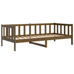 Day Bed without Mattress Honey Brown Solid Wood Pine 90x200cm 806943