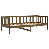 Day Bed without Mattress Honey Brown Solid Wood Pine 90x200cm 806943