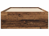 Bed Frame with Storage Old Wood 80 x 200 cm Engineered Wood 3429648