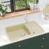 Granite Kitchen Sink Single Basin Beige 144852