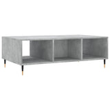 Coffee Table Concrete Grey 104x60x35 cm Engineered Wood 827080