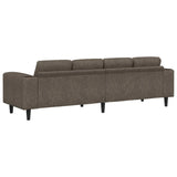 Living Room Couch Dark Grey 250 x 77 x 76 cm 3335110