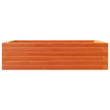 Garden Planter Wax Brown 90x60x23 cm Solid Wood Pine 847235