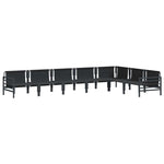 Garden Sofa Set Anthracite Steel 3378992