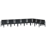 Garden Sofa Set Anthracite Steel 3378992