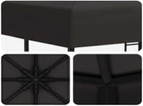 Gazebo 3 x 3 m Anthracite Polyester and Steel 190 gsm 900327