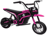24V Electric Motorbike with Twist Grip Throttle, Music, Horn, 12" Pneumatic Tyres, 16km/h Max Speed T3398P348402