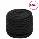 Boat Rope Full Black 18 mm 100 m Polypropylene 152525