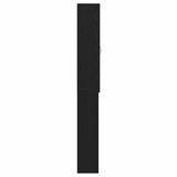 Washing Machine Cabinet Black Oak 64x25.5x190 cm 862064