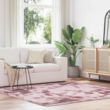 Shaggy Rug High Pile NAVARRA Dusty Pink 200x200 cm Polyester 4102881
