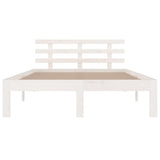 Bed Frame without Mattress White 135x190cm Double 814730
