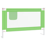 Toddler Safety Bed Rail Green 120x25 cm Fabric 10191