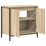 Bathroom Basin Cabinet Sonoma Oak 60x34.5x60 cm 861893
