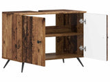 Bathroom Sink Cabinet BREDA Old Wood 59.5 x 31.5x 59 cm 897453
