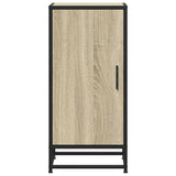 Sideboard Sonoma Oak 35.5x35x76 cm Engineered Wood and Metal 848940