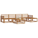 Outdoor Sofa Set 6 pcs Natural Solid Acacia Wood 3367467