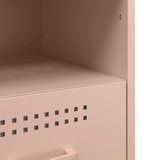Bedside Cabinet Pink 36x39x50.5 cm Steel 843056