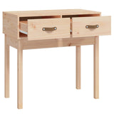 Console Table 76.5x40x75 cm Solid Wood Pine 821749