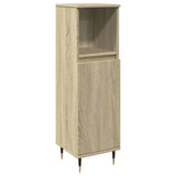 ZNTS Bathroom Cabinet Sonoma Oak 30x30x100 cm Engineered Wood 849670