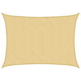 Sun Shade Sail Sand 7x5 m 100% Polyester Oxford 4000580