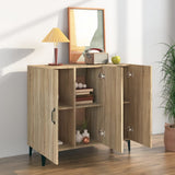 Sideboard Sonoma Oak 90x34x80 cm Engineered Wood 812504